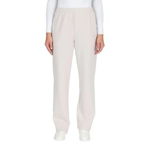 L • LAZYPANTS • Beige Sueded Straight Leg Lounge Pants